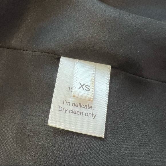 ARE YOU AM I Lilja Silk Wrap Mini  Skirt Black Sz XS - Picture 6 of 8